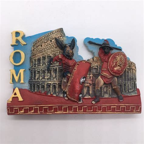 Colosseum Rome Italy Fridge Magnet Travel Souvenir Gift Etsy