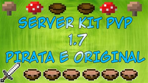 Minecraft Server Kit PvP 1 7 Pirata E Original 14 YouTube