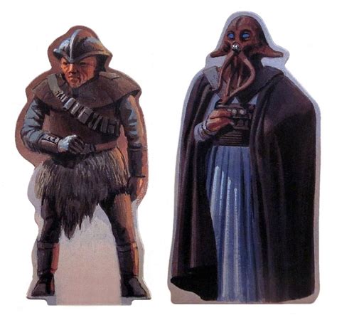 BOOK Ralph McQuarrie Paintings Of Klaatu Left And Tessek Right For