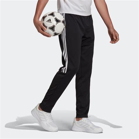 Calça AEROREADY Sereno Slim Tapered Cut 3 Stripes Adidas Preto Branco