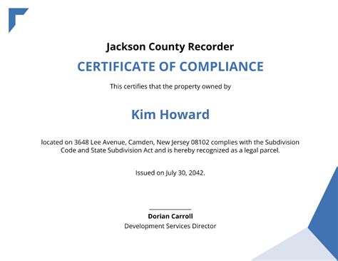 Free Electrical Certificate Of Compliance Template Edit Online