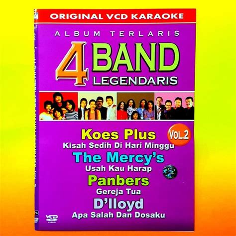 Jual KASET VCD VIDEO ORIGINAL LAGU INDONESIA BAND LEGENDARIS BISA