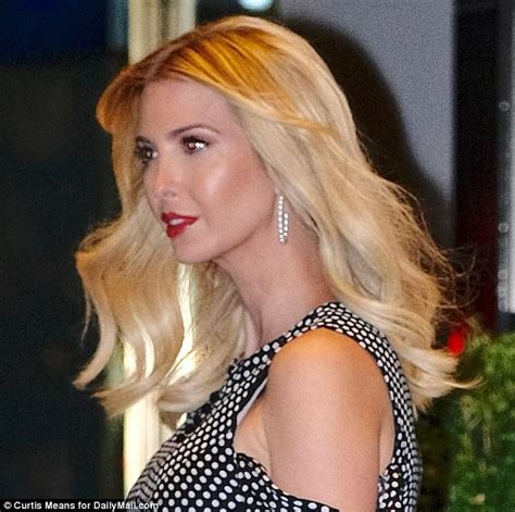 Ivanka Trump Looks Glamorous On A Night Out In New York Daily Mail Online