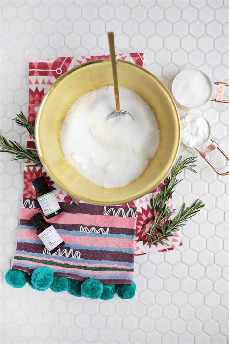 Rosemary Mint Bath Salt Diy A Beautiful Mess