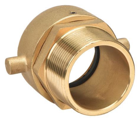 Moon American 1 12 In Compatible Pipe Size Npsh X Npt Fire Hose Adapter 6apd3363 1511561