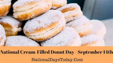 National Cream-Filled Donut Day 2023- Why This Day!