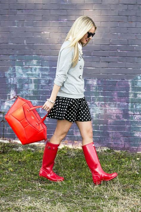 Hunter Rain Boots Outfits You Want To Copy Lillies And Lashes