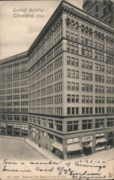 Garfield Building Cleveland Oh Postcard