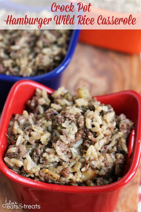 Hamburger Wild Rice Casserole Recipe Just A Pinch Recipes