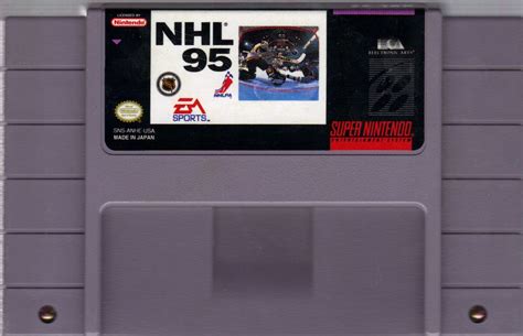 Nhl 95 1994 Snes Box Cover Art Mobygames
