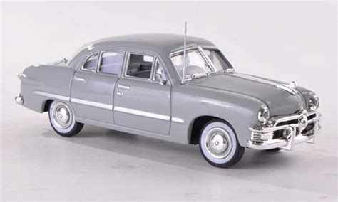 Diecast model cars Ford Custom 1950 1/43 American Heritage Models 1950 4-Door Sedan grey ...