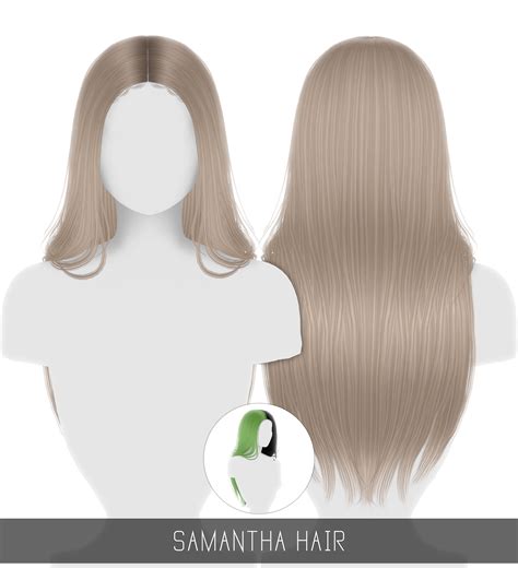 SamanthaHair | Sims hair, Mod hair, Sims 4