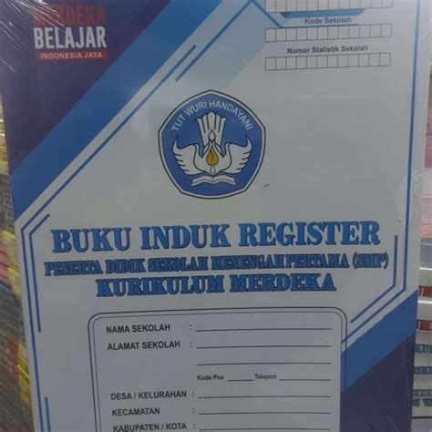 Jual Buku Induk Register Peserta Didik Sekolah Menengah Pertama Merdeka