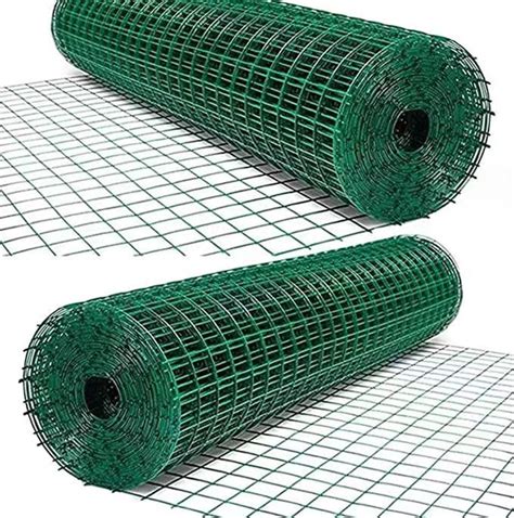 Multipurpose Green Pvc Welded Wire Garden Fence 19 Gauge Chicken Wire Fence China Wire Mesh