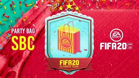 INSANE PARTY BAG SBC FIFA 20 ULTIMATE TEAM YouTube