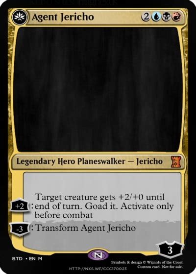 Mtgnexus Agent Jericho Highwayman Jericho