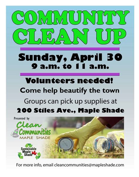 Community Clean Up Flyer