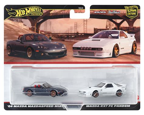 Hot Wheels Car Culture Premium Pack Mazda Mazdaspeed Miata