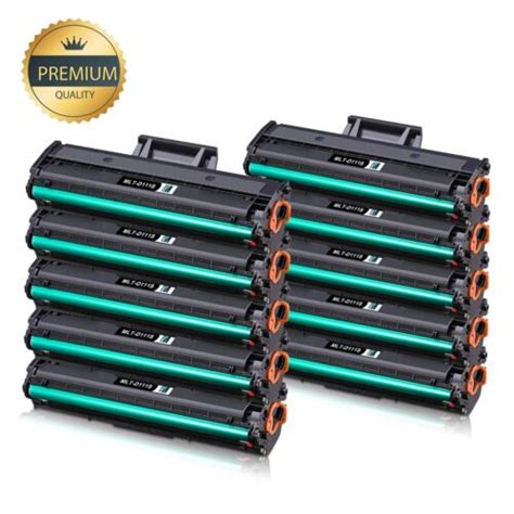 10x Mlt D111s Black Laser Toner Cartridge For Samsung Xpress M2022 M2070 Printer Ebay