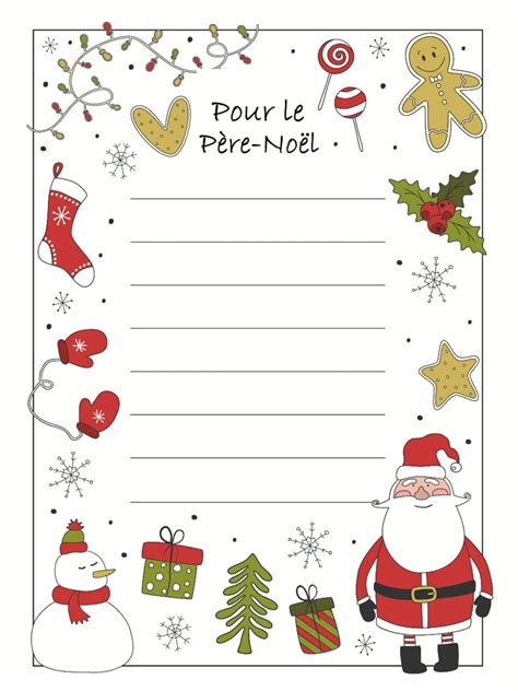 Imprimer Une Lettre Pour Le Père Noël Un Rituel Magique Pour Les