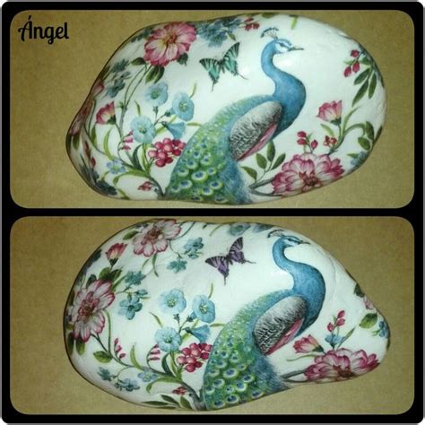 Stone Napkin Decoupage