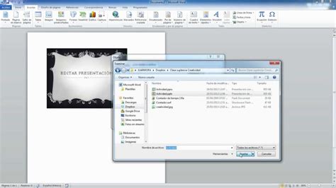Curso Word 2010 Insertar Una Presentación Power Point En Word Youtube