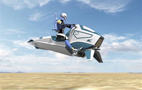Mandalorian Speeder Accellerating By Ravendeviant On Deviantart