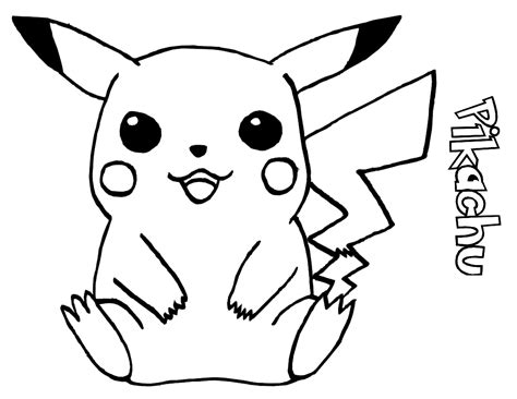 print pikachu | Free Printable Pikachu Coloring Pages For Kids ...