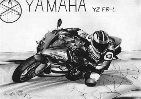 Yamaha R1 Art Drawing By Racing Is My Life On Deviantart