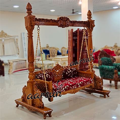 Wooden Indoor Jhula Swing Floor Standing YT 286