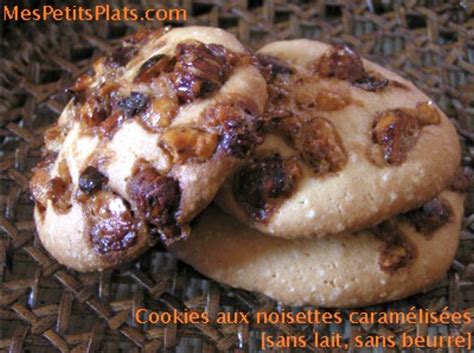 Cookies Aux Noisettes Caram Lis Es Sans Lait