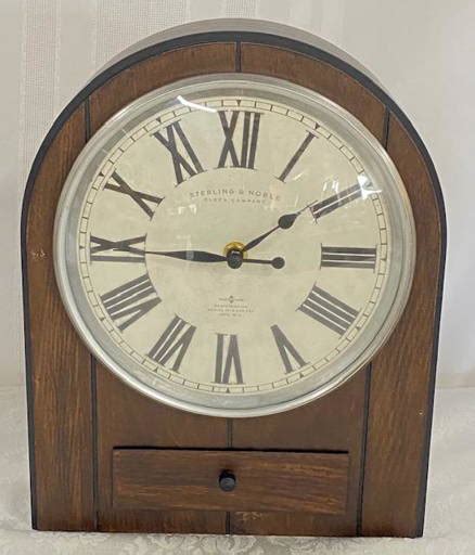 Sterling And Noble Mantleshelf Clock May 18 2022 Berners Auction In Fl