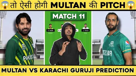 MUL Vs KAR Dream11 Team PSL 2023 MUL Vs KAR Dream11 Team Today MUL