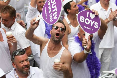 Gay Pride Canal Parade Amsterdam Editorial Photography Image Of