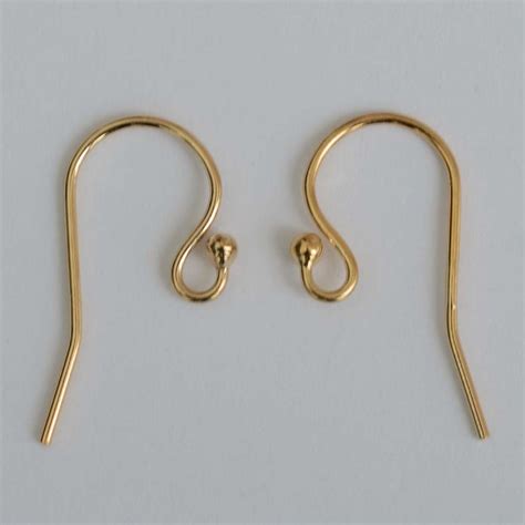 Rolled Gold Filled Earring Ear Hook Wire French Fish Shepherd Crook