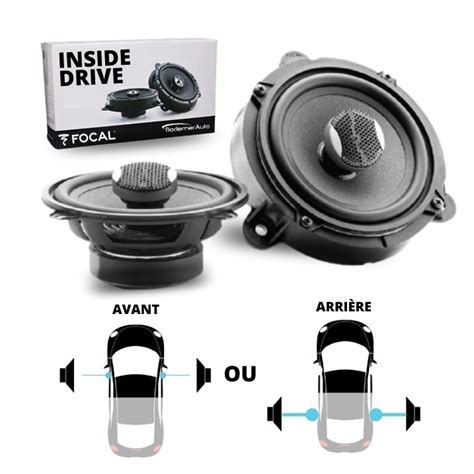 Enceintes Haut Parleurs Voiture DACIA SANDERO 2 STEPWAY KIT FOCAL