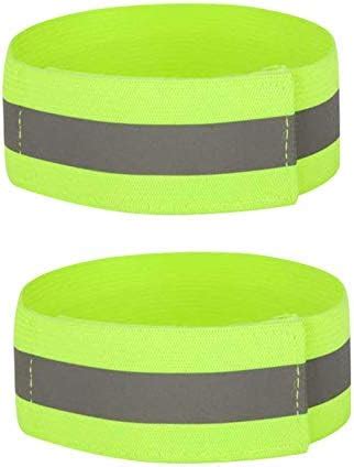 Zngou Pcs High Visibility Armbands Running Safety Gear Reflective