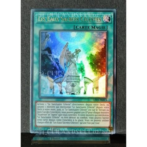 Carte Yu Gi Oh Gfp Fr Les Eaux Sacr Es C Lestes Neuf Fr Cdiscount