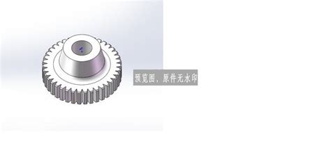 齿轮夹具模型图三维sw模型 Solidworks 2014 模型图纸下载 懒石网