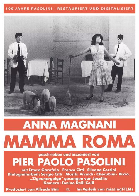 Hommage an Anna Magnani Mamma Roma 1962 Düsseldorfer Filmkunstkinos