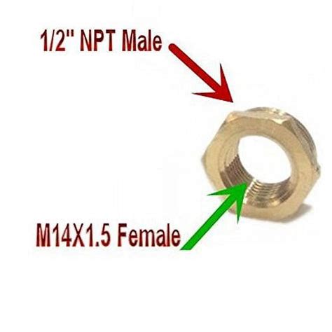 Npt Male X M X M X Female Pipe Fitting Connector Metric