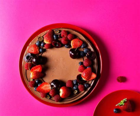 Tarta De Chocolate Con Leche Y Frutos Rojos Cookidoo La Plateforme