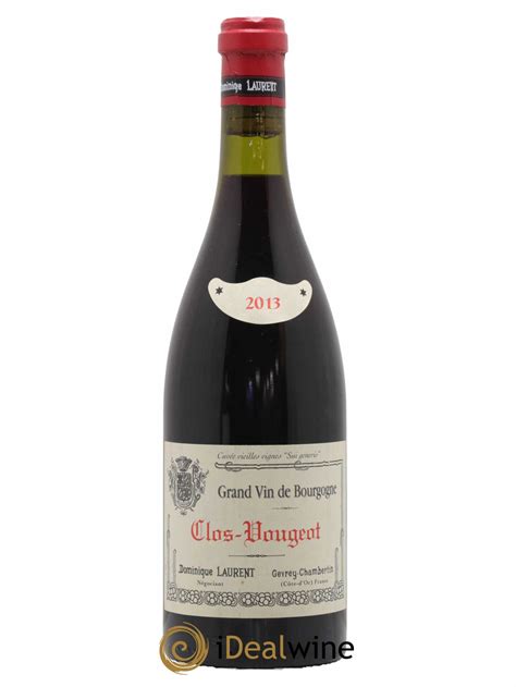 Buy Clos De Vougeot Grand Cru Vieilles Vignes Sui Generis Dominique