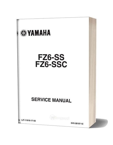 Yamaha Fz6 Ss Ssc 2004 Service Manual