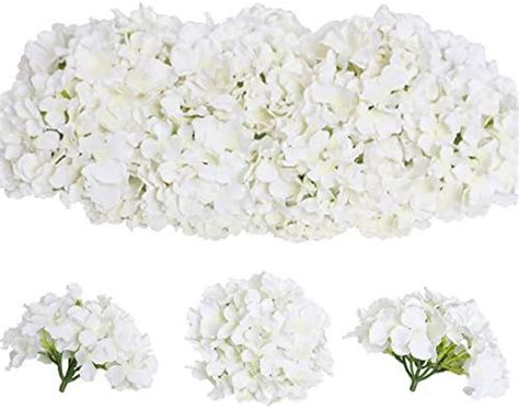 Kisflower 6Pcs Seiden Hortensie Künstliche Blumen Realistische