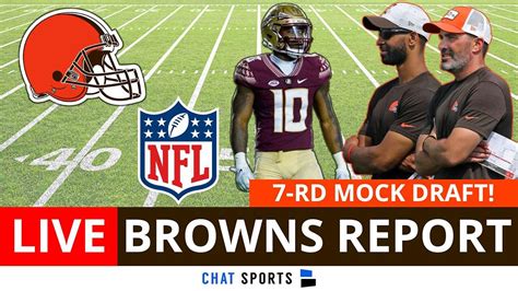 LIVE Cleveland Browns Report 2023 NFL Mock One News Page VIDEO