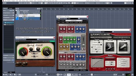 Softube Spring Reverb Demo On Hammond Xk3 Lotary2 And Pianoteq