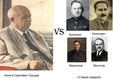 Внутрипартийная борьба после смерти Сталина - online presentation