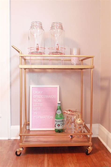 Bridesmaids Proposal Brunch Bridesmaid Proposal Bar Cart Bar