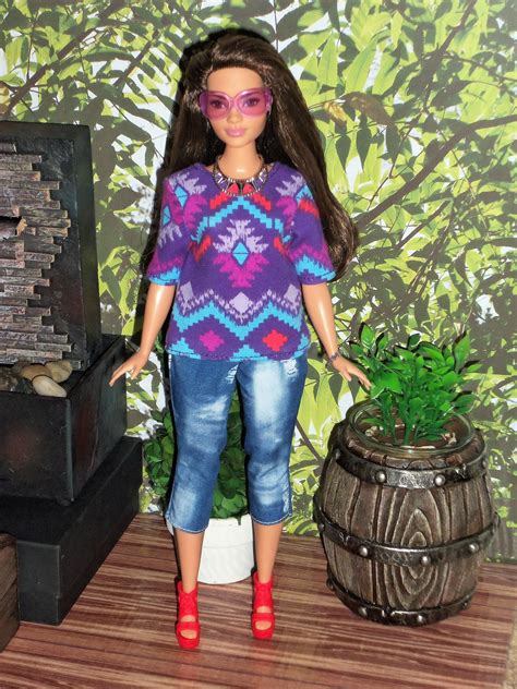 Curvy Evolution Latina Barbie Ooak Style By Aneka Barbie Clothes Fashion Barbie Fashionista